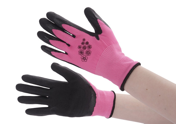 Trädgårdshandske Pink 8