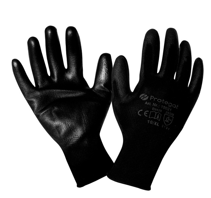 Arbetshandske PU Strl. 10