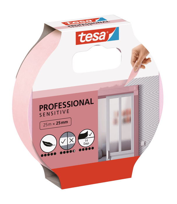 Maskeringstejp Professional Sensitive 25 mm x 25 m Tesa