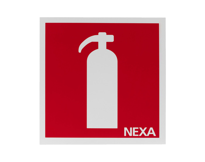 Brandskylt Brandsläckare 20 X 20 Cm Nexa