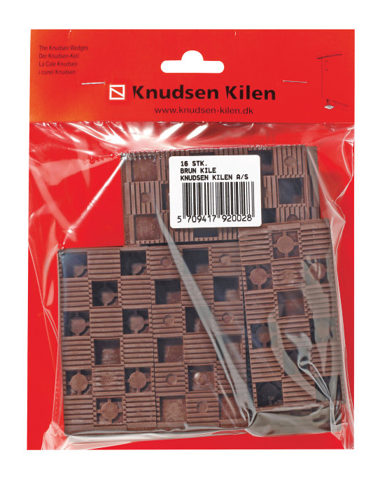 Plastkil Brun 15 Mm 16-pack Knudsen Kilen