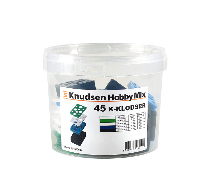 Pallningsbricka Mix 45-pack Knudsen Kilen