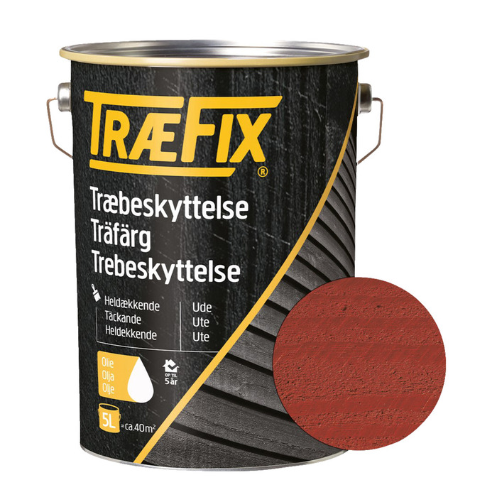 Billigt pris på röd fasadfärg - jem & fix