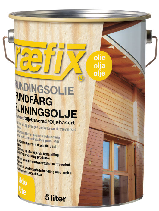 Grundfärg Vit Oljebaserad 5 L Træfix