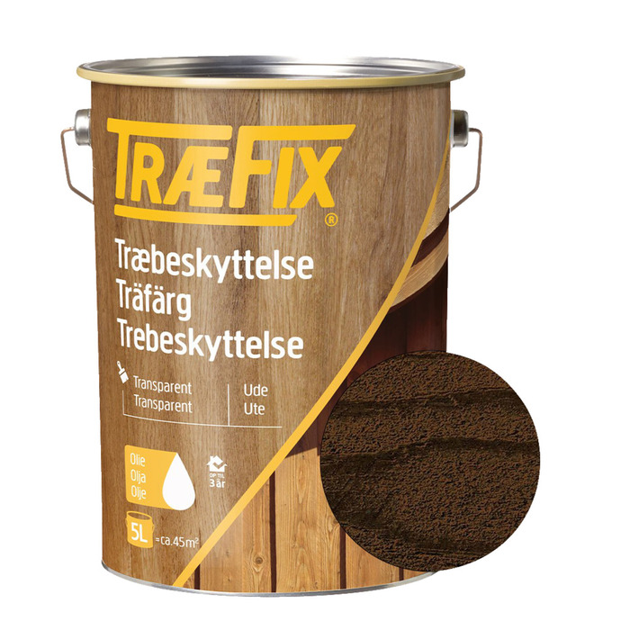 Trälasyr Svartbrun 5 L Træfix