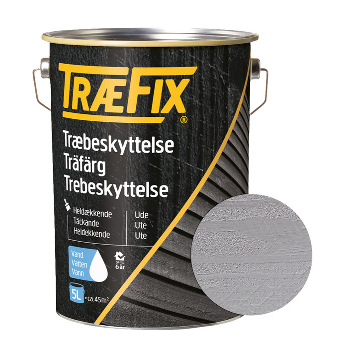 Träfärg Stengrå 5 L Træfix
