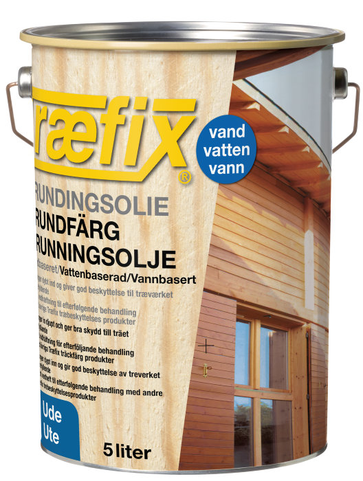 Grundfärg Vit Vattenbaserad 5 L Træfix