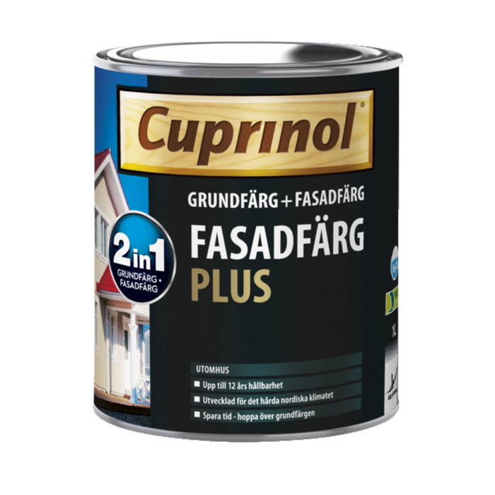 Fasadfärg Plus Vit 1 L Cuprinol