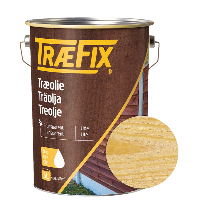 Träolja Klar 5 L Træfix