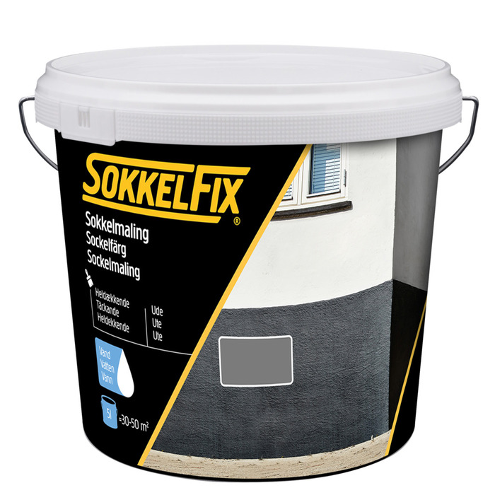 Sockelfärg Grå 5 L Sokkelfix