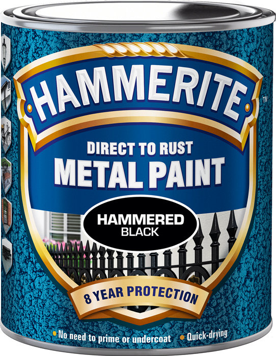 Hammarlack Svart 250 Ml Hammerite