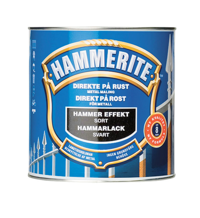 Hammarlack Svart 750 Ml Hammerite