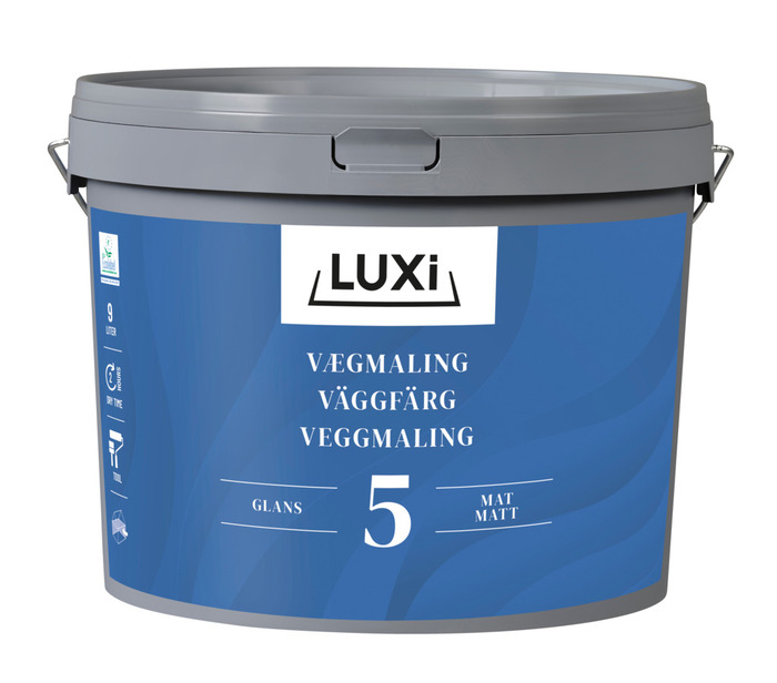 Väggfärg Vit 9 L Luxi