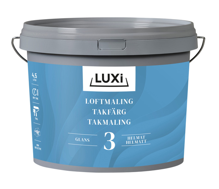 Takfärg 3 Vit 4,5 L Luxi