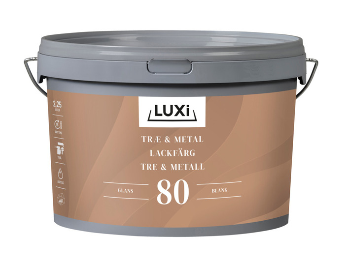 Lackfärg V-80 Vit 2,25 L Luxi