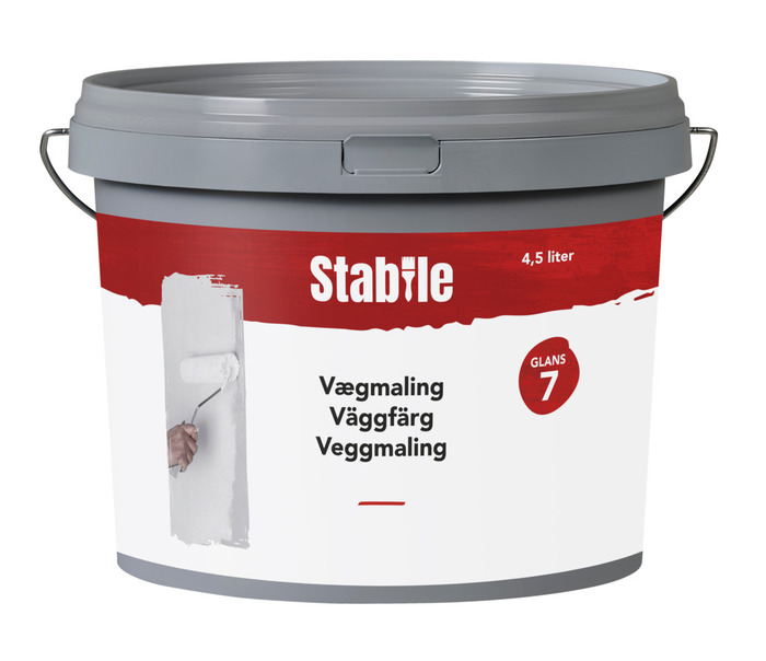 Väggfärg Vit 4,5 L Stabile