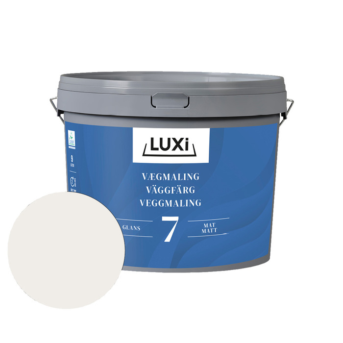 Väggfärg 7 Offwhite 2,5 L Luxi