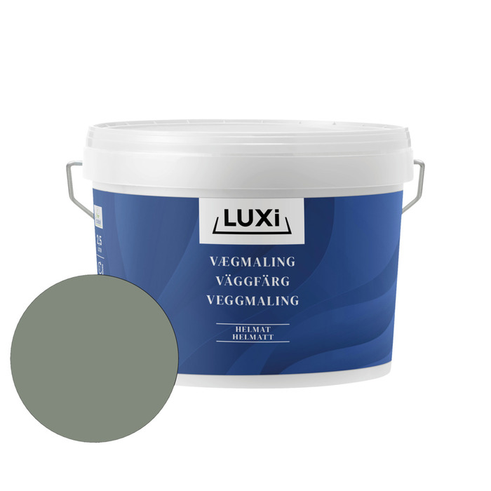 Väggfärg 3 Mörk Mossa 2,5 L Luxi