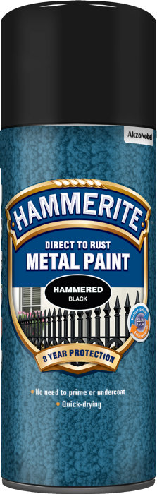Hammarlack Spray Svart 400 ml Hammerite