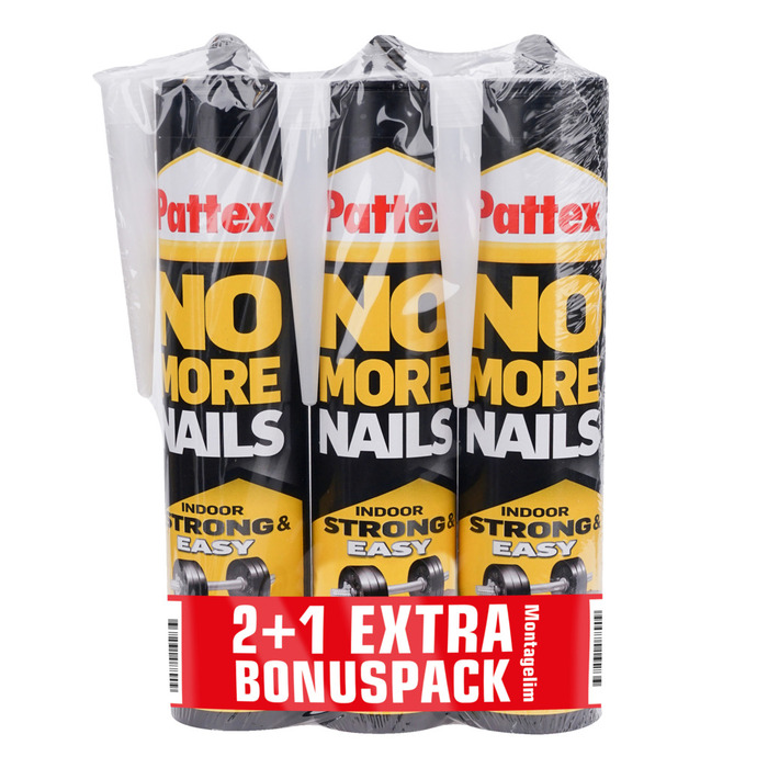 Montagelim No More Nails 3 X 300 Ml Pattex