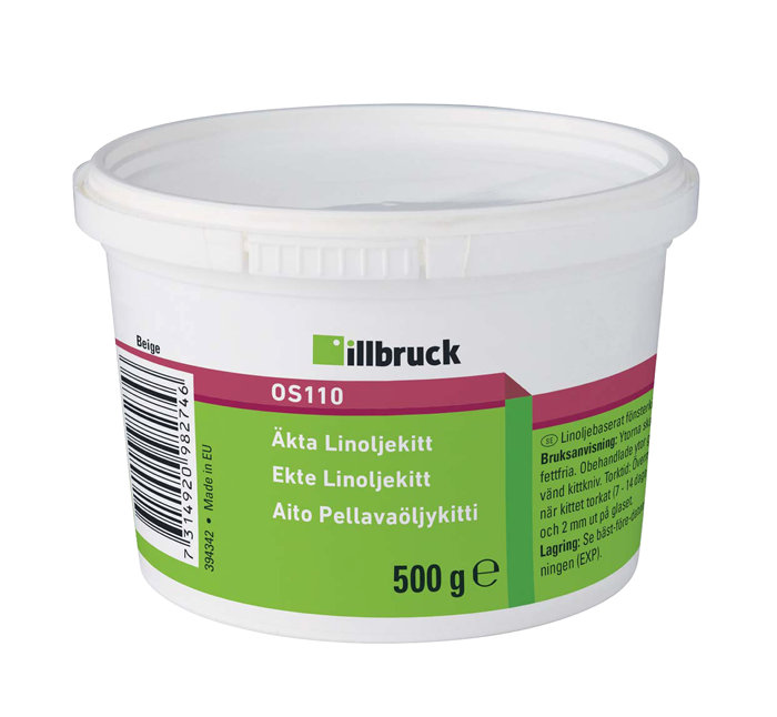 Linoljekitt OS110 Beige 500 G Illbruck