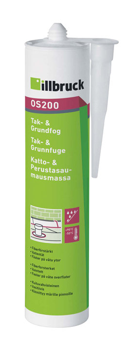 Tak- & Grundfog OS200 Svart 300 Ml Illbruck
