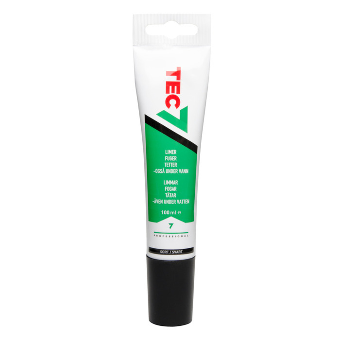 Lim & Fogmassa Svart 100 Ml TEC7