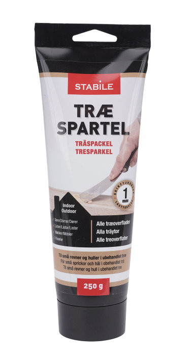 Träfiller Vit 250 G Stabile
