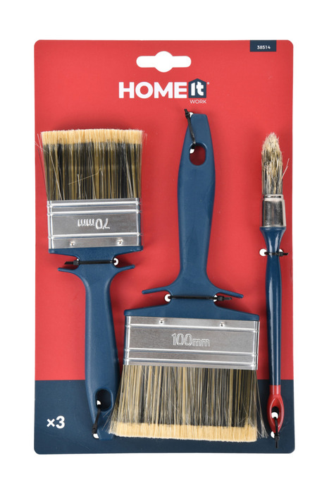Penselset Fasad- & Rundpensel 3 delar Home>it