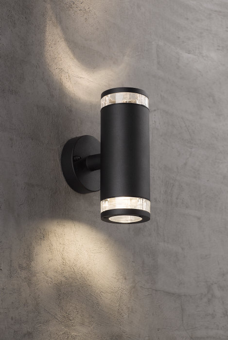 Vägglampa Birk Dubbel Svart Nordlux