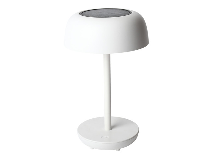 Bordslampa Solcell LED USB Vit