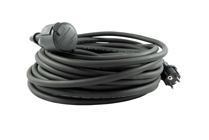 Skarvkabel Jordad IP44 10 M Qraft