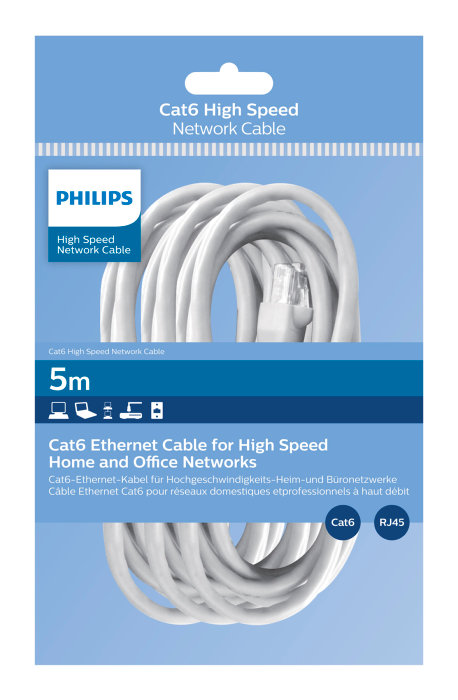Nätverkskabel 5 M Philips