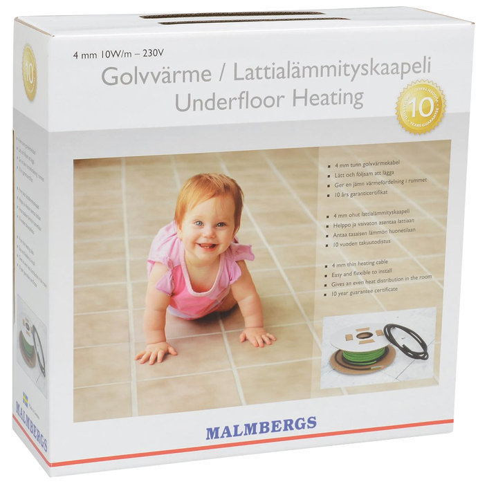 Golvvärmeset 200W 20 M