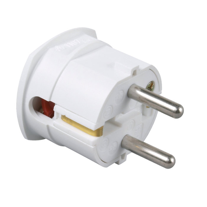 Stickpropp Vinklad Jord Vit