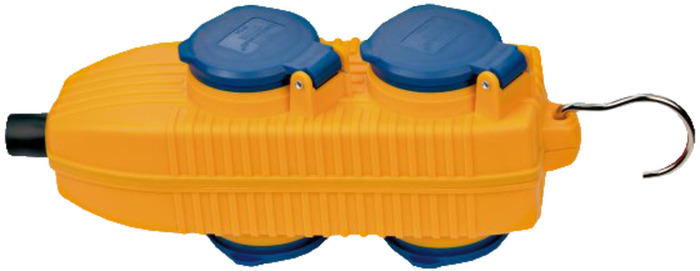 Grenuttag 4-vägs IP54 Brennenstuhl