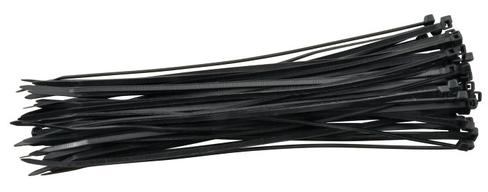 Buntband 250 X 3,6 Mm Svart 50-pack Max