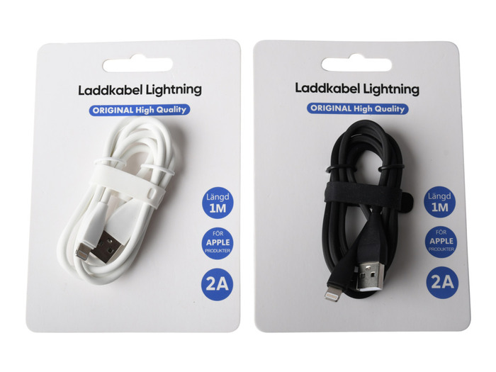 Laddkabel Lightning 2A 1 M