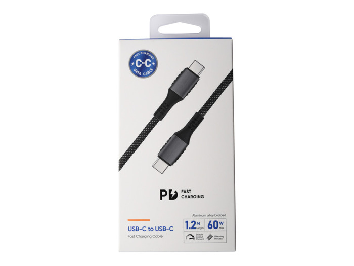 Laddkabel USB-C/USB-C 60W 1,2 M