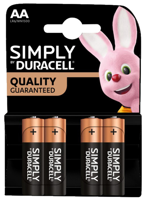 Batteri AA 4-pack Duracell
