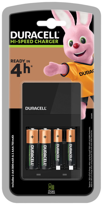 Batteriladdare AA- & AAA-batterier Duracell