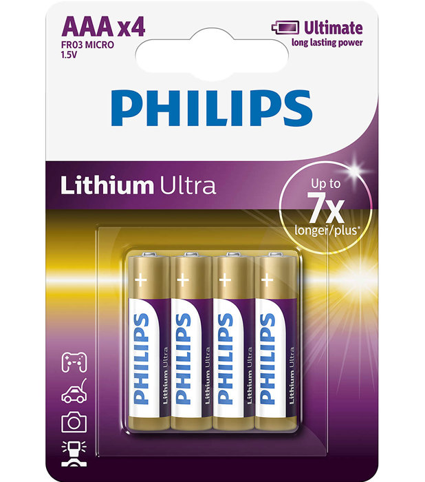 Batteri AAA 4-pack Philips