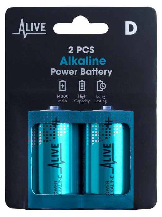 Batteri D/LR20 2-pack