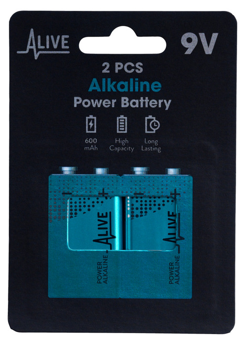 Batteri 9V 6LR61 2-pack