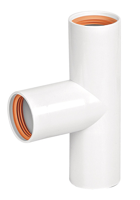 Faluplast T-rör Vit Ø32 mm till billigt pris - jem & fix