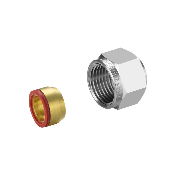 Halvkoppling Pipefix Ø10 mm x R15 2-pack ScandFix