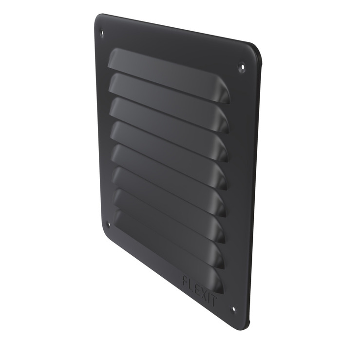 Jalusigaller Flat Svart 155 X 155 Mm Flexit