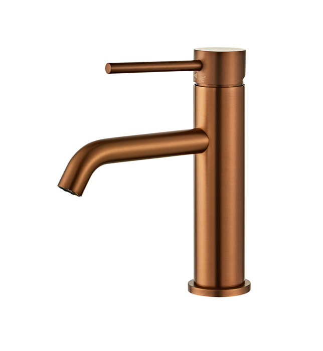 Tvättställsblandare Slim Vinkel Koppar 183 Mm