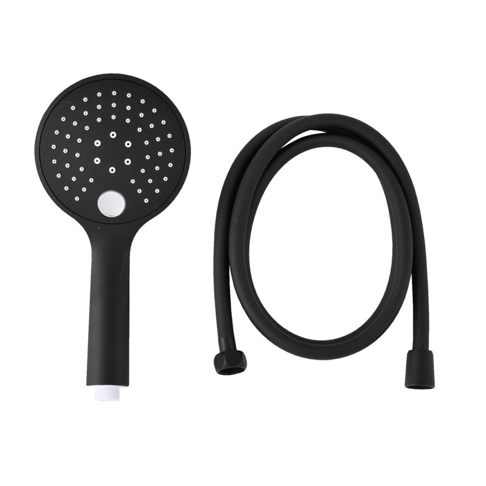 Duschhandtag 3 Jet Svart Ø12 Cm