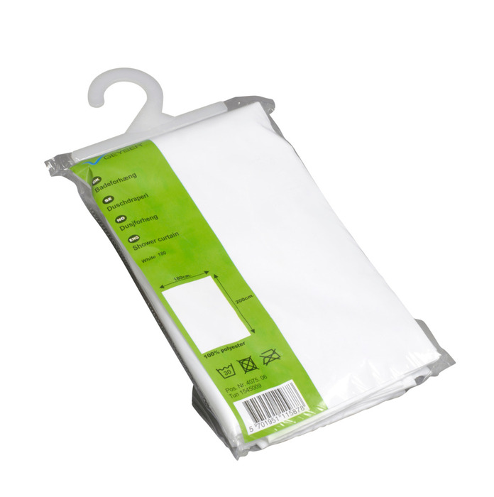 Duschdraperi Vit 180 X 200 Cm Geyser